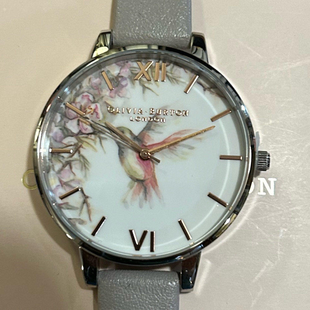 OLIVIA BURTON Gray and Gold Women's Watch